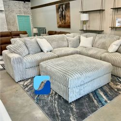Brand New Oversized Fluffy Sectional
