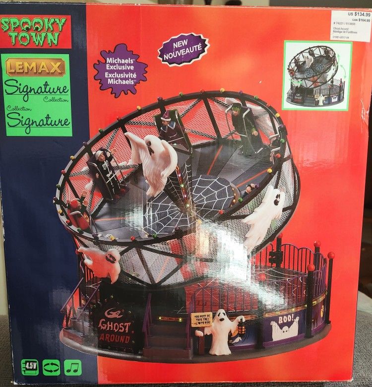 Spooky Town LEMAX Ghost Around