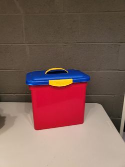 Sterilite Portable File Storage Bin