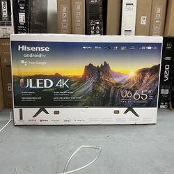 65” HISENSE ULED U6HF 4K HDR SMART FIRE TV
