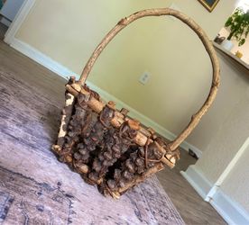 Vintage rustic basket