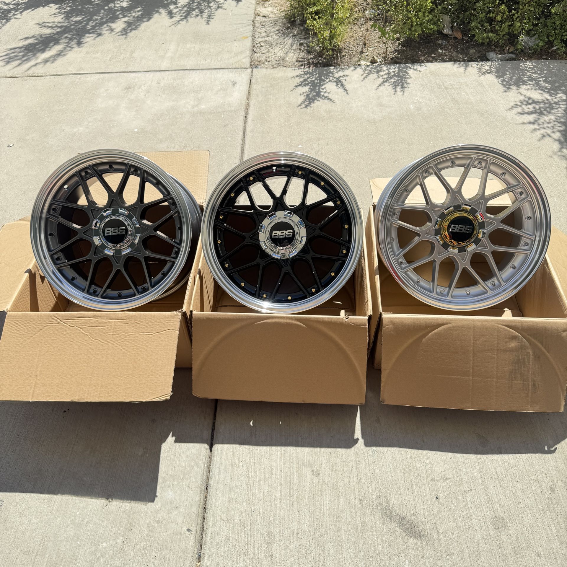 New 18 Inch BBS RS2 RSII Style Rims Wheels 18x9 +30 18x10 +30 (5x114.3 ...