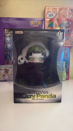 POPMART   Skullpanda lazy panda vinyl plush pendant