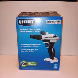 Hart 20V High-Volume Power Inflator/Deflator HPIF33