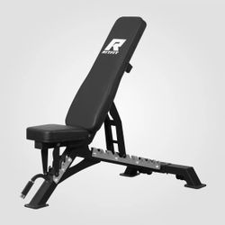 Black Adjustable Weight Bench