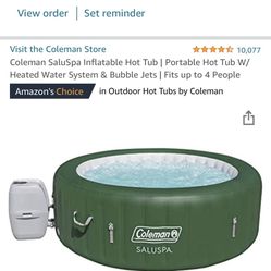 NEW inflatable Hot Tub 