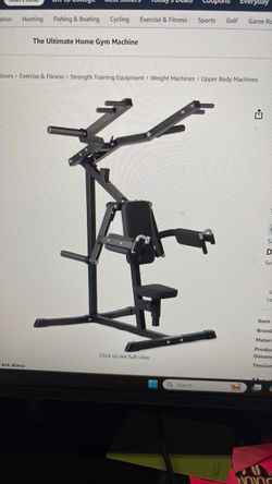 Titan Fitness shoulder press and deltoid machine.
