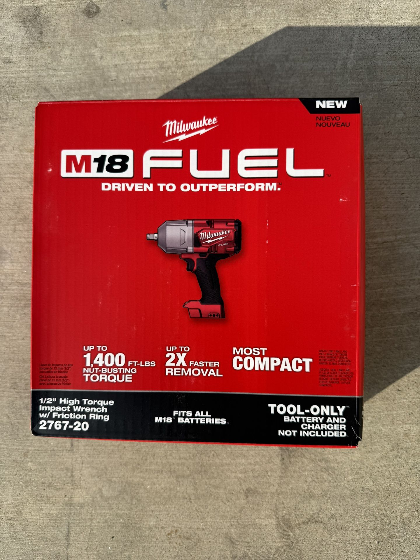 Milwaukee Impact Wrench 1/2”