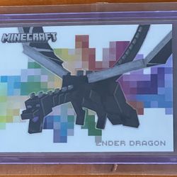 CASE HIT Ender Dragon SSP Rainbow Color Splash Minecraft Panini Card