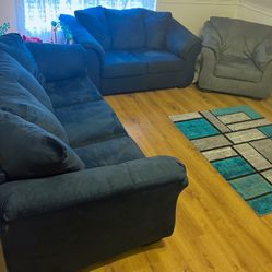 Couch, Loveseat, and Oversized Chair