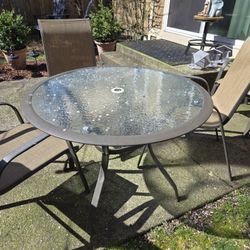 Patio Set & Umbrella