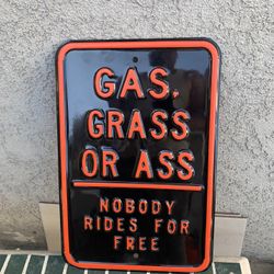 Metal signs