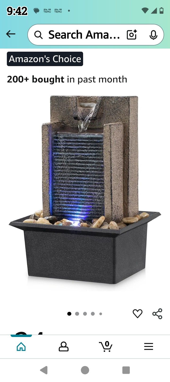 Table Top Fountain