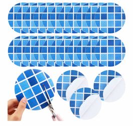 Outus 24 Pcs Vinyl Pool Patch Repair Kit - Piscina reparación