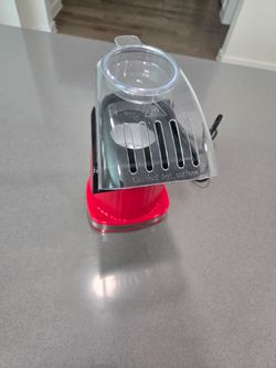 Nostalgia Air Pop Popcorn Popper — Red