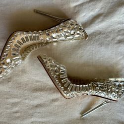 Rhinestone Azalea Wang Pumps