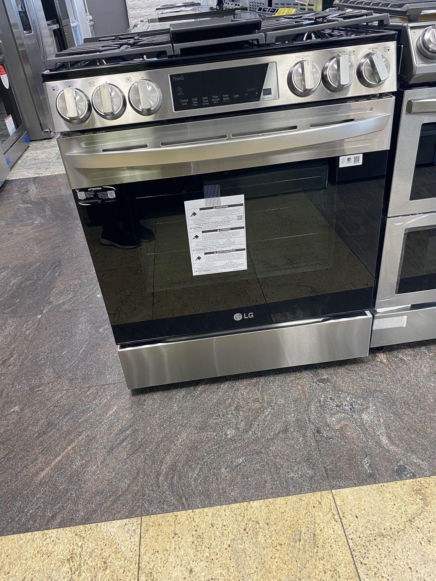 Slide-in New Gas Stove