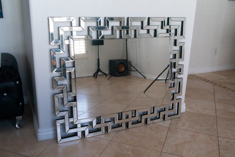 Modern Beveled Wall Mirror 
