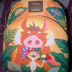 Disney The Lion King Timon & Pumba Loungefly Backpack Purse,NEW,Price Is FIRM, READ BELOW