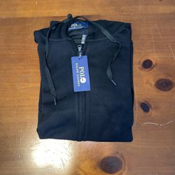 🔥 Brand New Ralph Lauren Sweatsuit – Black w/ White Polo Logo (Size Large) 🔥 