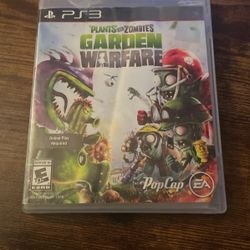 Plants Vs Zombies Garden Warfare For PS3