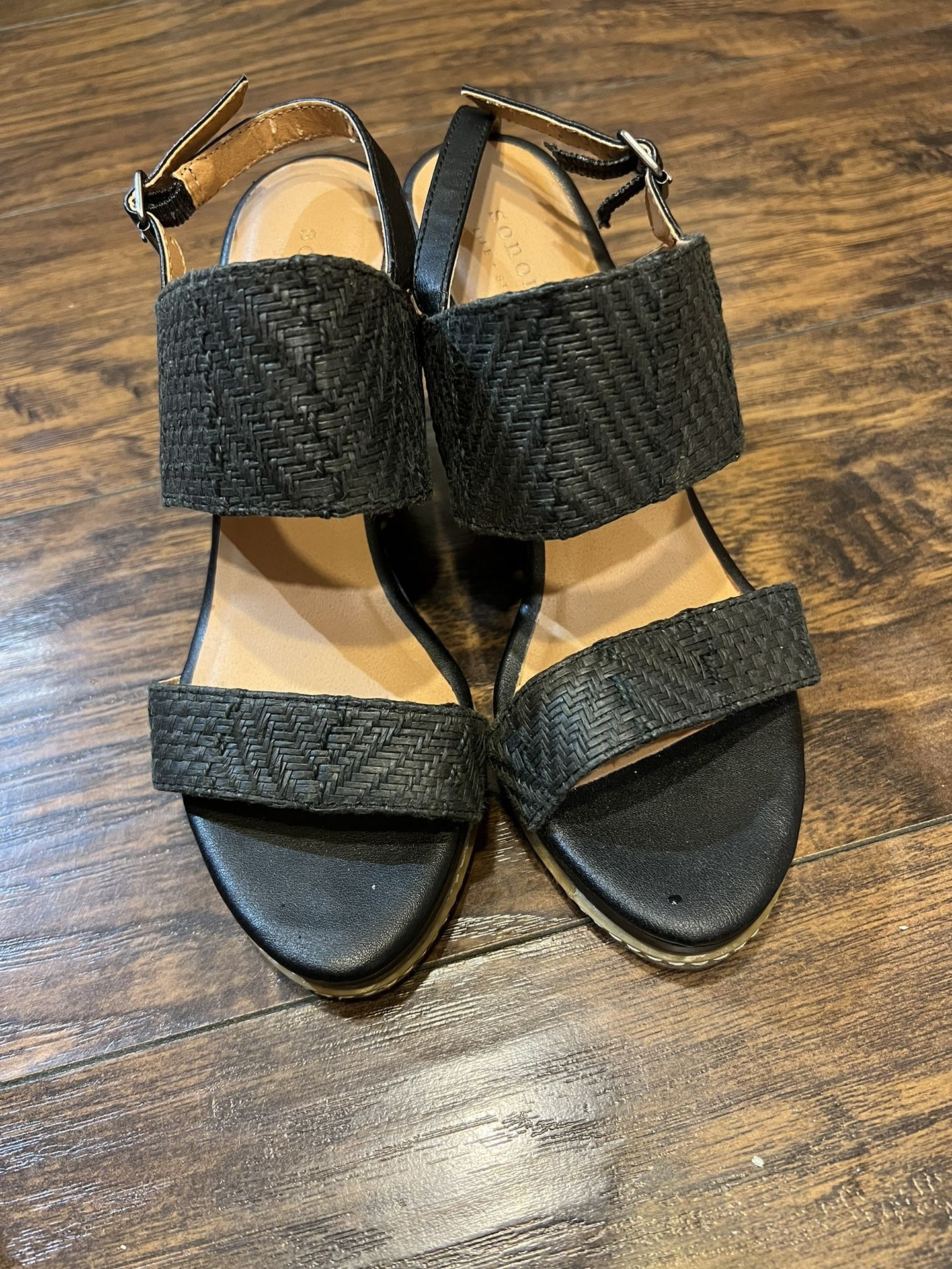 Ladies Sonoma Life & Style Wedge Sandals Size 7