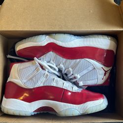 Jordan 11 Cherry Size 9M No Heel Drag 9/10 Condition No Box, 234 On Stock X