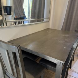 Kitchen Table With Bench And 3 Chairs 