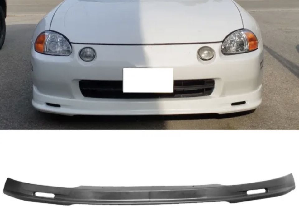 Fits 93-97 Honda Del Sol MUG Style PP Front Bumper Lip Spoiler