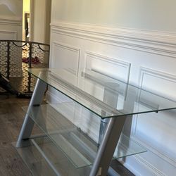 Glass Tv Table  