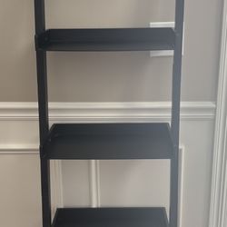 Black Leaning Shelf / Bookcase – Used