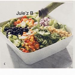 Princess House. Tazón Para Ensaladas Nuevo En Su Caja 