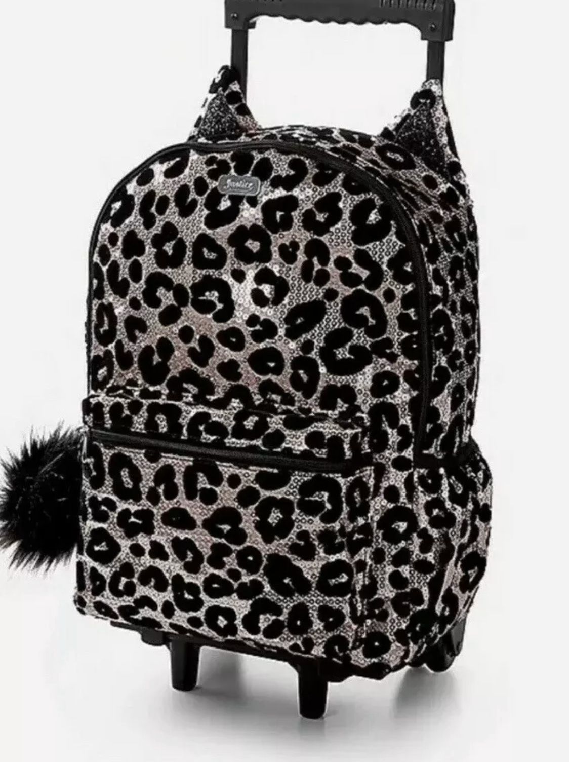 Justice Cheetah Print Backpacks Cheap Backpack Justice Panda Flip