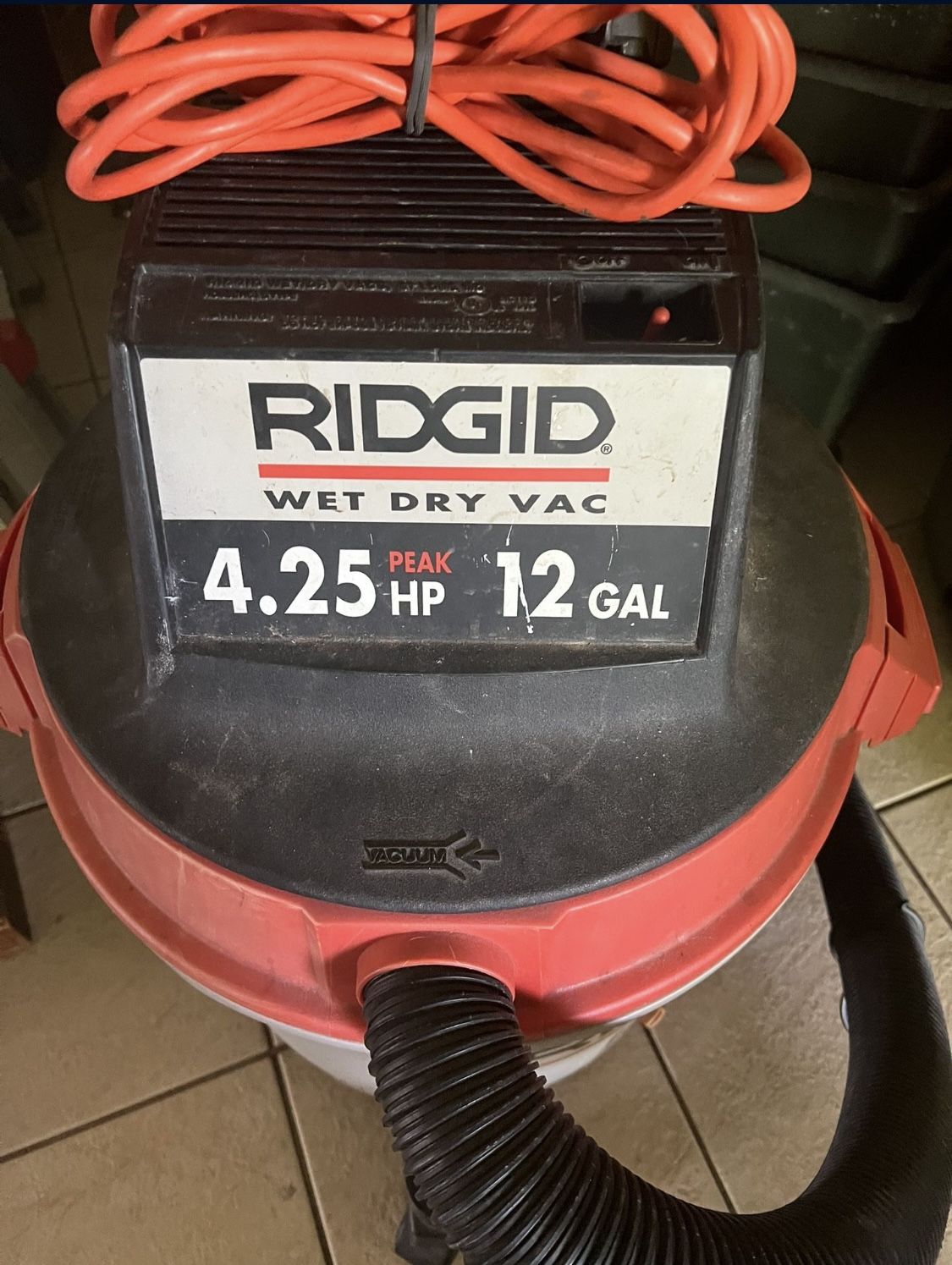 Ridgid Wet Dry Vac