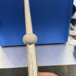 Disco ball ring 16 ct 14k