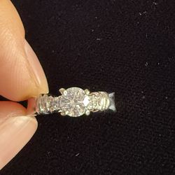 Diamond Wedding Ring Set Size 7