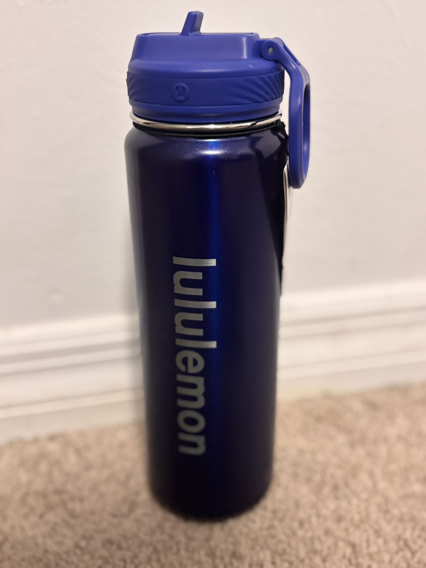 Blue Lululemon Water bottle