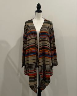 Agnes Orinda Striped Cardigan