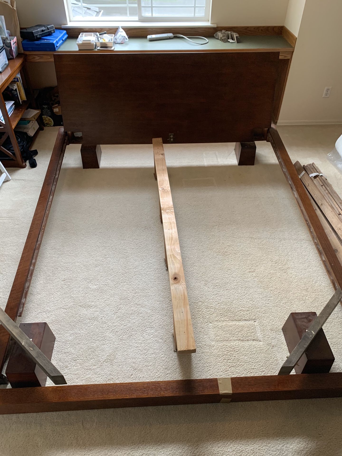 California King Bed Frame (and mattress included!)