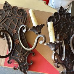 Pair of wall sconces