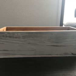Rustic white decor boxes
