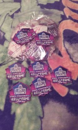 Pro football hall of fame patches 100 for all. Have 74 patches make offer