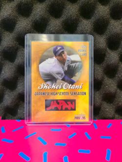 Shohei Ohtani 2012 Rookie Phenoms Baseball Card