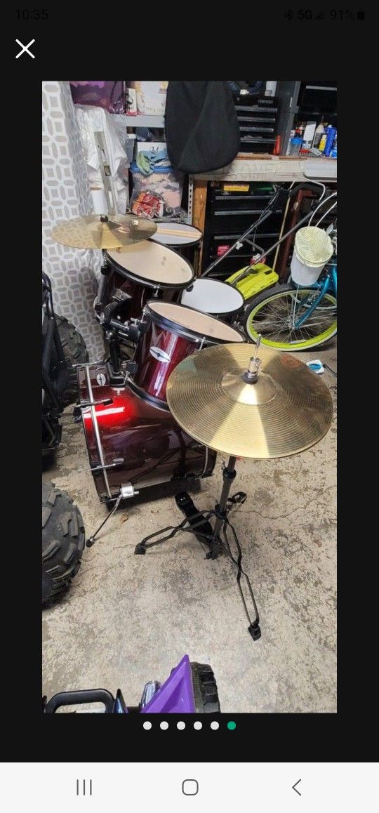 Drum Set Hardly Use It