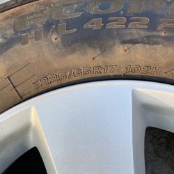 2008 Chrysler minivan spare tire