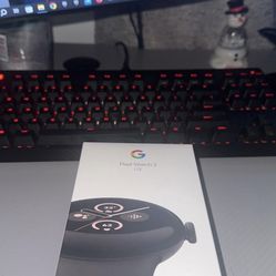 Google Pixel Watch 2 Matte Black Case / Obsidian Active Band LTE