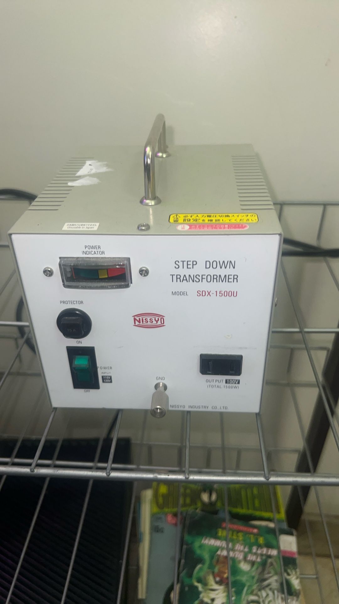 Nissyo 110/120V to 100V 1500W Step Down Voltage Transformer Converter SDX-1500U
