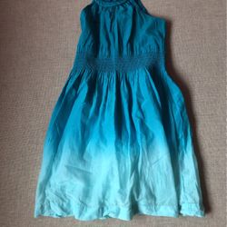 Girls  (Size10/12)  Blue Dress