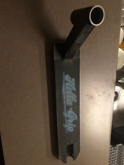 Scooter deck and fork