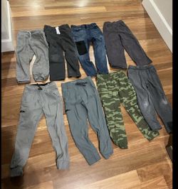Size 5 boys kids pants (8 pairs)
